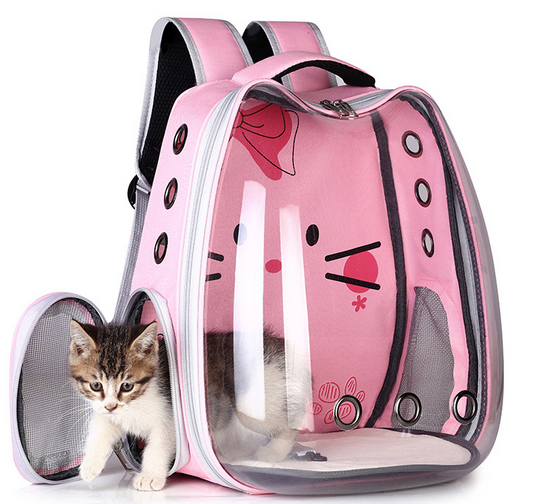 Pet Supplies Pet Backpack Convenient Pet Space Bag Breathable Shoulder Cat Bag Dog Bag